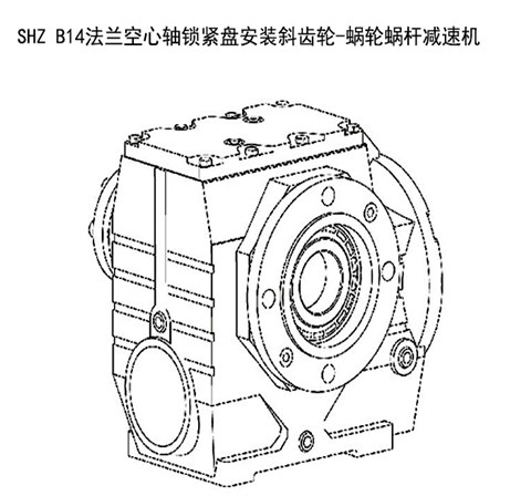 SA37 SAZ37 SHZ37 SA37AM斜齿轮蜗轮减速机