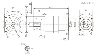 MVS080L2系列精密行星减速器的材质优势