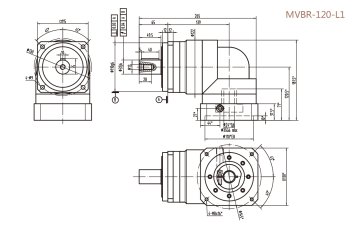 MVBR120L1精密行星减速机型