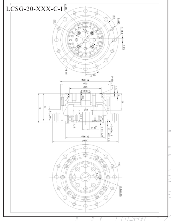 LCSG20谐波减速机