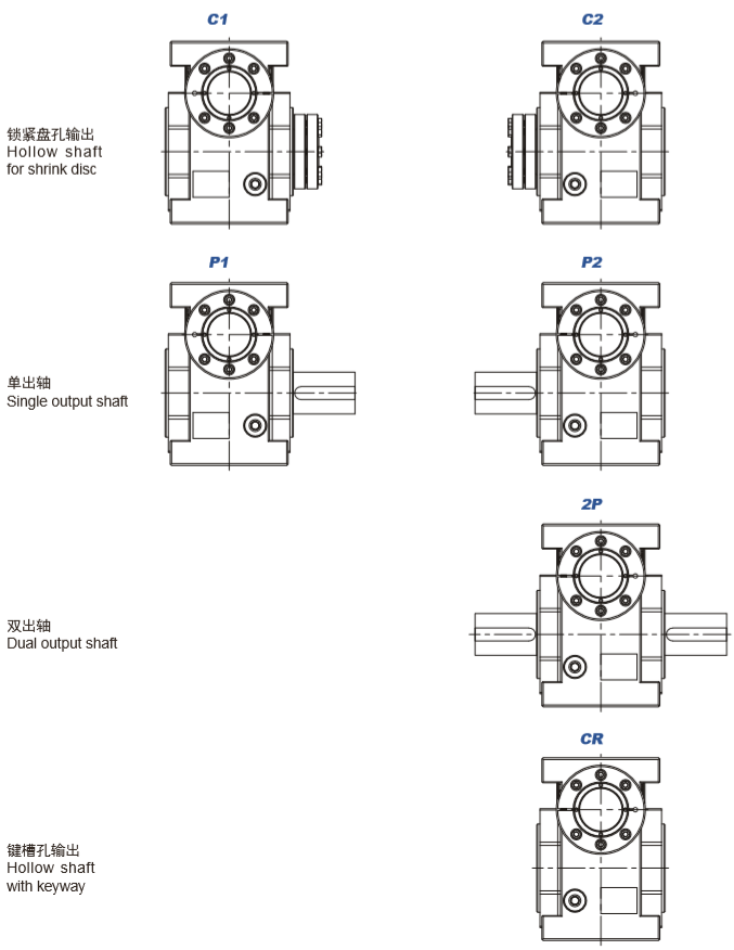 无间隙蜗轮蜗杆减速机