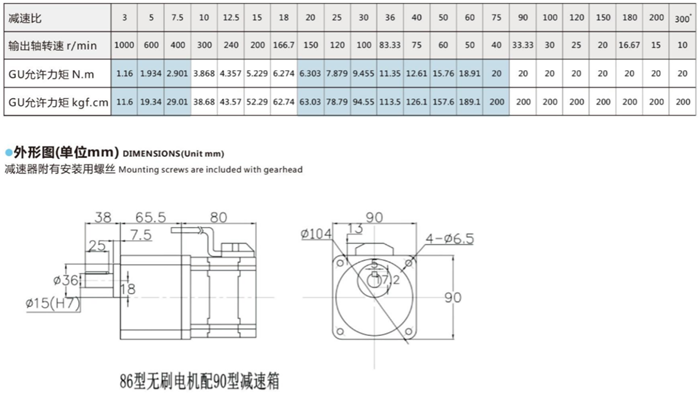 无刷电机齿轮减速箱 (4)