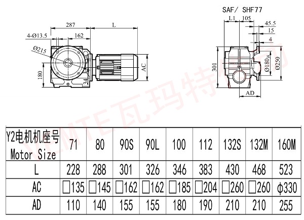 Saf shf77减速机图纸